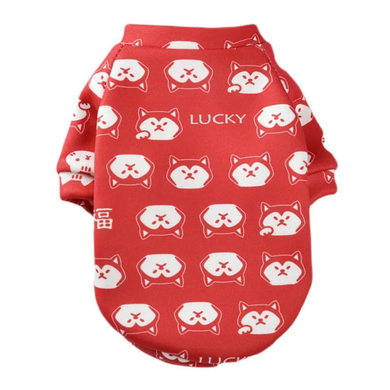 Warm Winter Pet Clothes Puppy Hoodie Jacket Patterned beunik