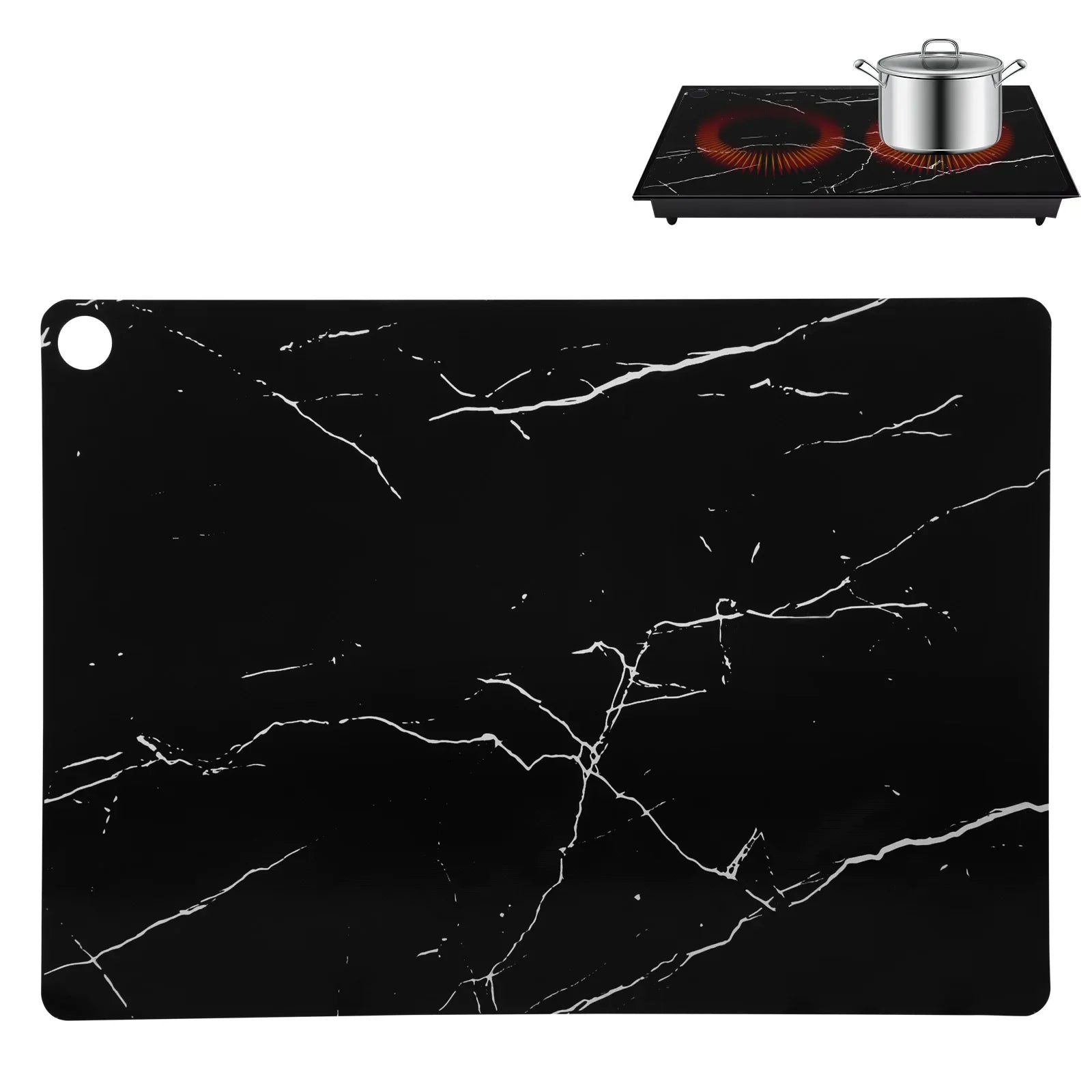 Large Induction Protector Mat Cover Cooktop Scratch Protector (52x78cm) beunik