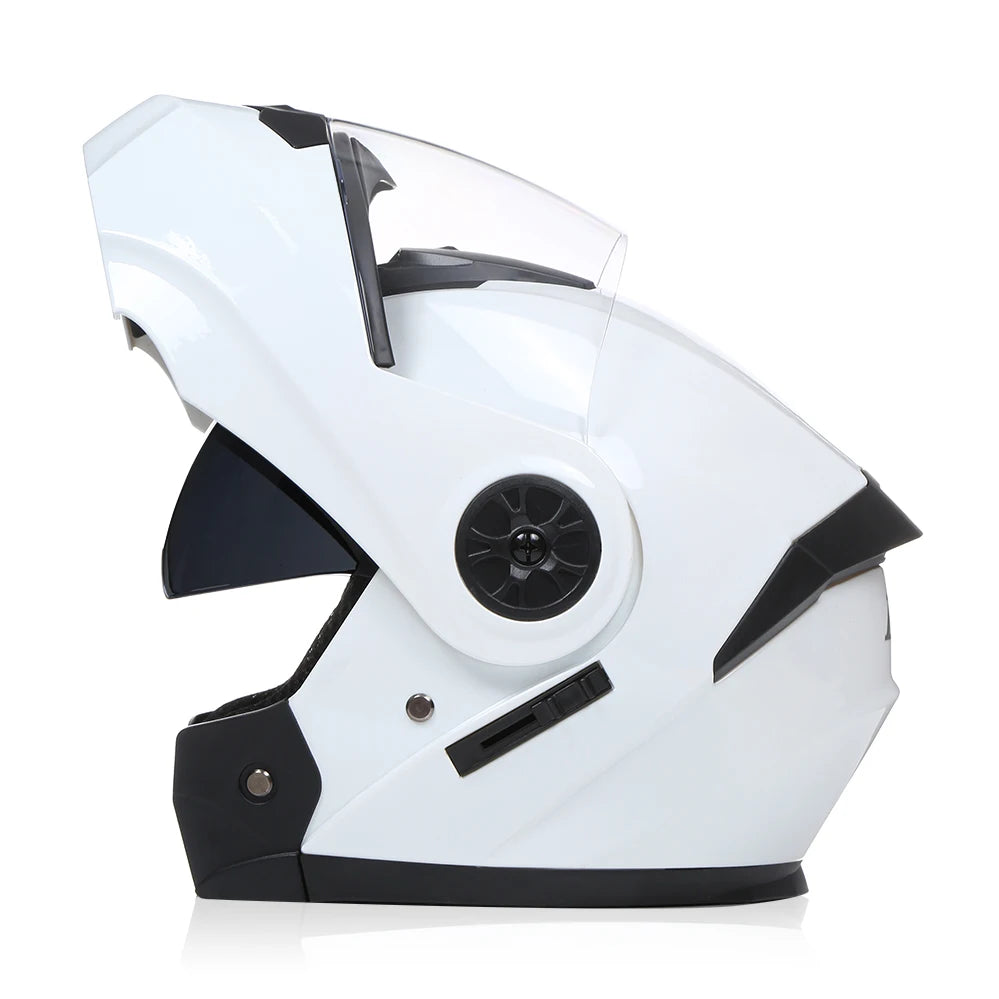 BLD Motorcycle Full Face Helmet Dual Lens Helmets Motocross Racing beunik