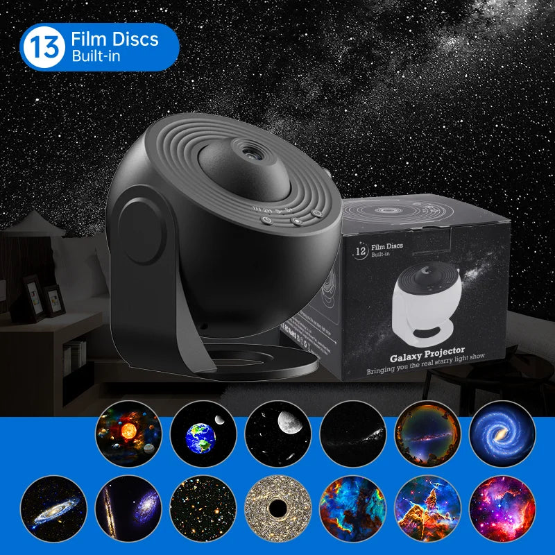 Night Light Galaxy Projector Starry Sky Projector 360° Rotate Planetarium Lamp For Kids beunik