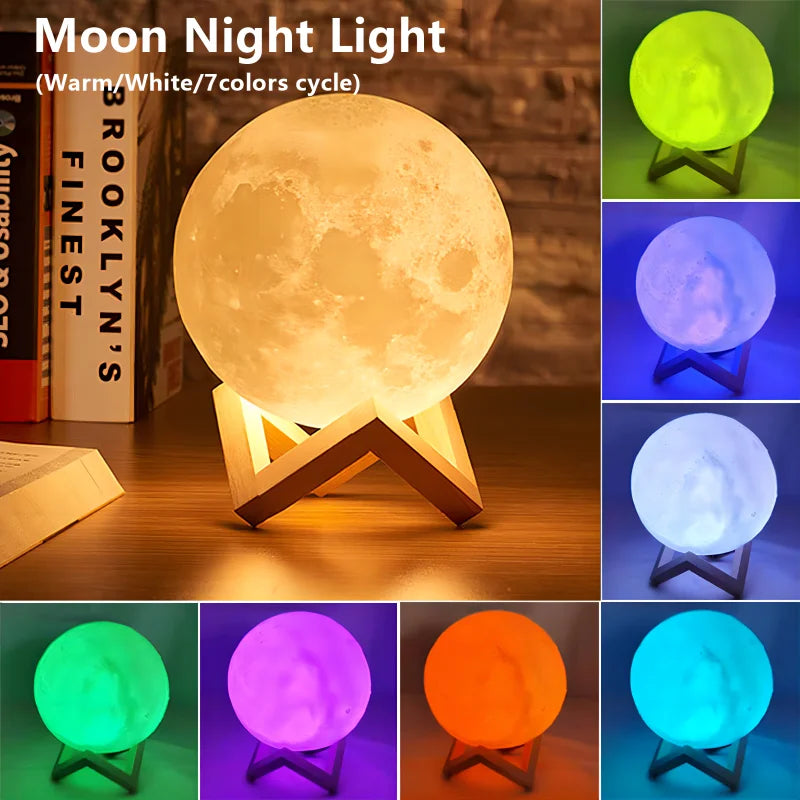 LED Book Light Moon Light Galaxy Night Light beunik