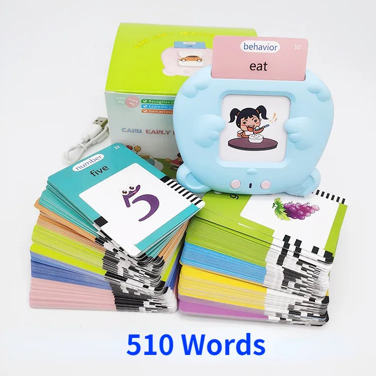 Talking Flash Cards Early Educational Toys Early Childhood Learning beunik