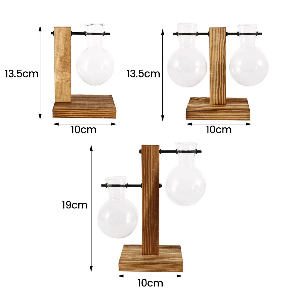 Hydroponic Plant Container Home Creative Glass Desktop Planter