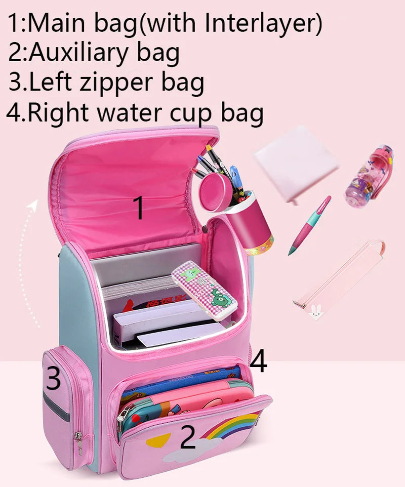 Unicorn Styled Children's Waterproof Backpack beunik