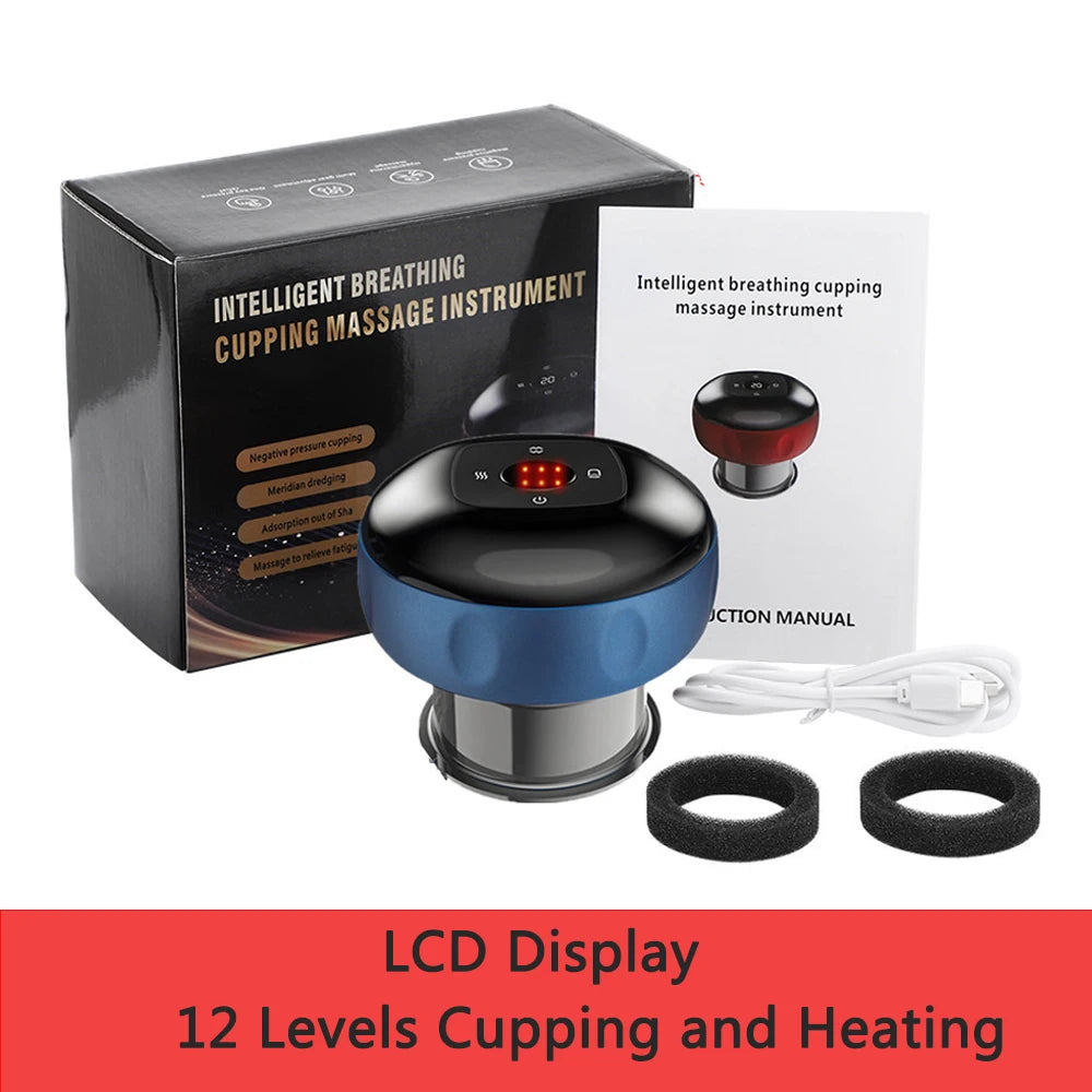 Smart Vacuum Cupping Massage Device Electric Heating USB beunik