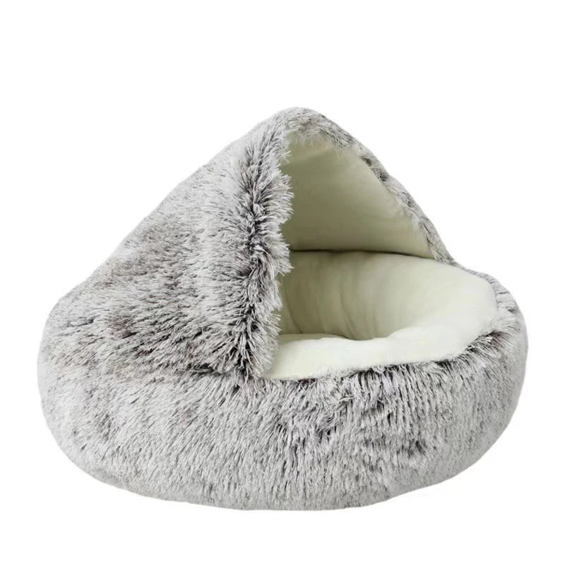 Warm Soft Plush Nest Pet Bed with Cover beunik