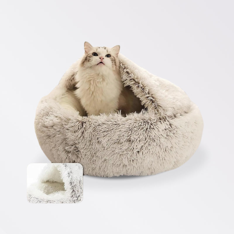 Soft Plush Round Pet Bed - beunik