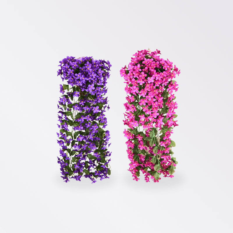 Violet Artificial Flowers Party Decor - beunik