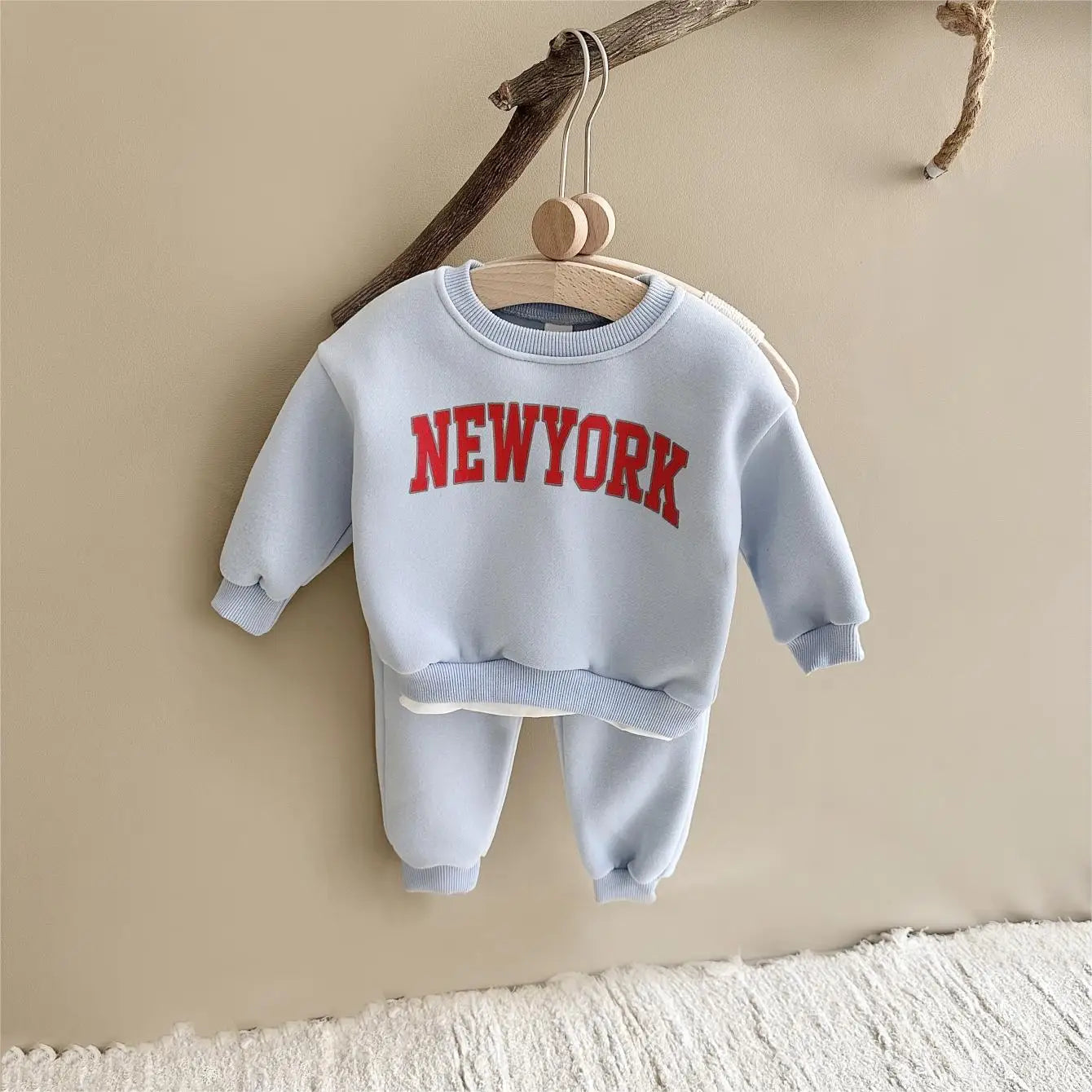  Winter Sweatshirt and Pants 2pcs– Thickened Warm Outfit4