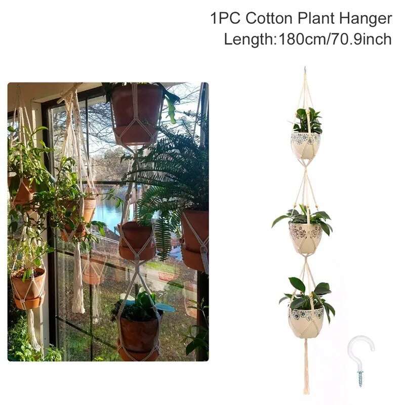 Artificial Plants Hanging Basket With Hook - beunik