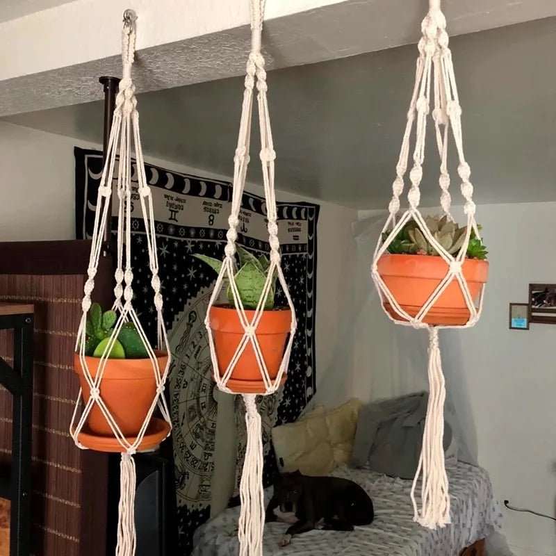 Artificial Plants Hanging Basket With Hook - beunik