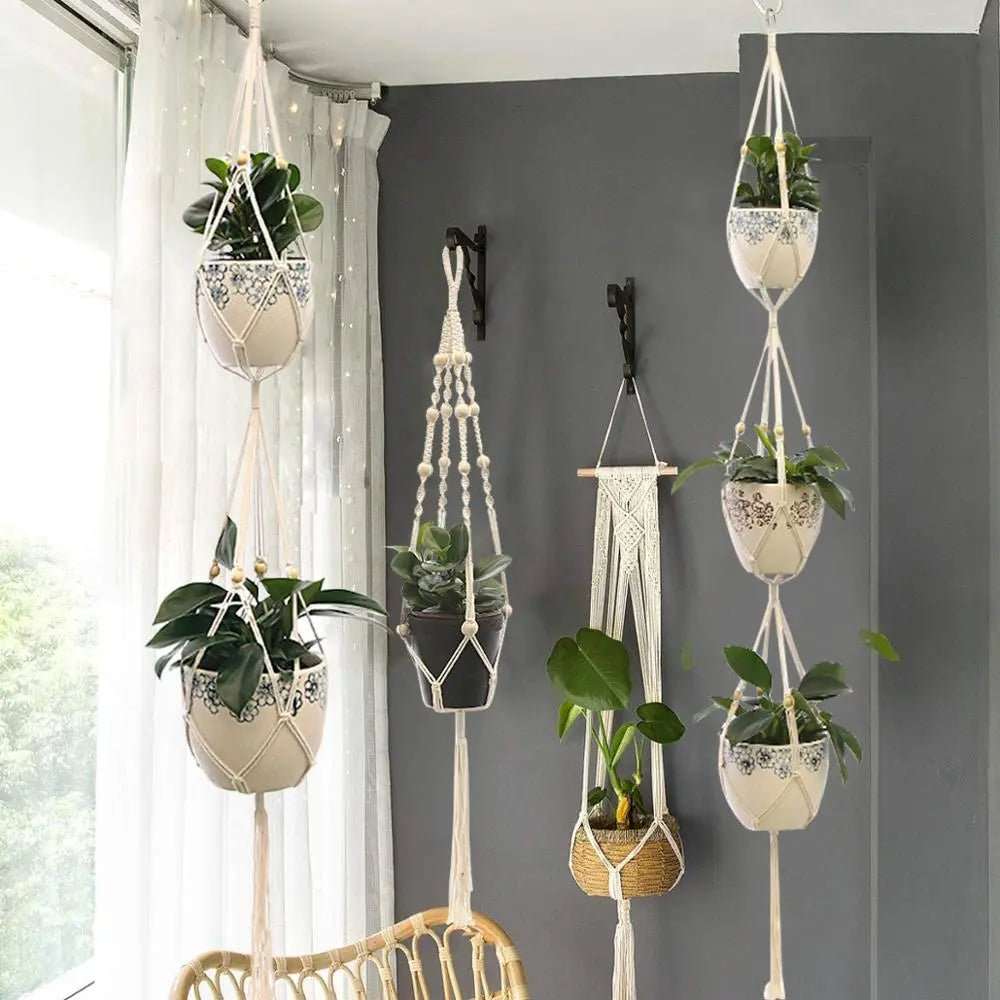 Artificial Plants Hanging Basket With Hook - beunik