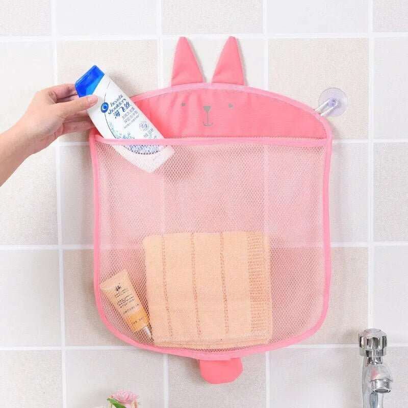 Baby Bath Toys Organizer Quick Dry Toddlers Mesh Net Bag - beunik