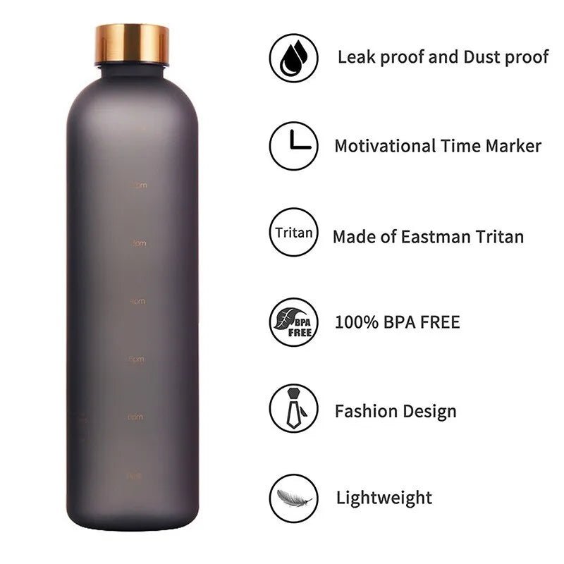 1L Bottle With Time Marker - beunik