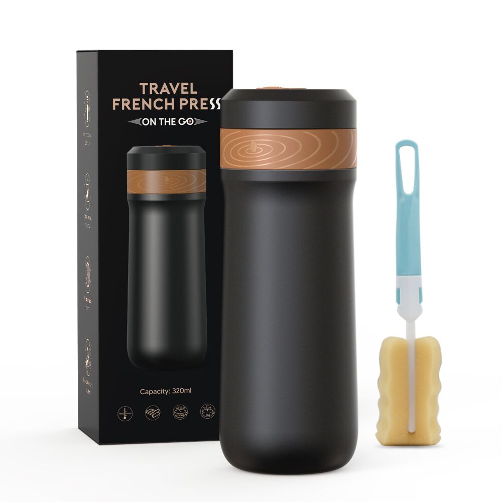 350ml Portable Coffee Pot French Press Coffee Maker - beunik