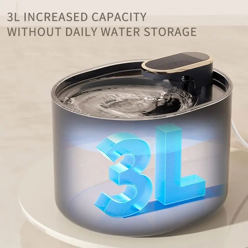 3L Automatic Pet Water Fountain Dispenser with LED Light - beunik