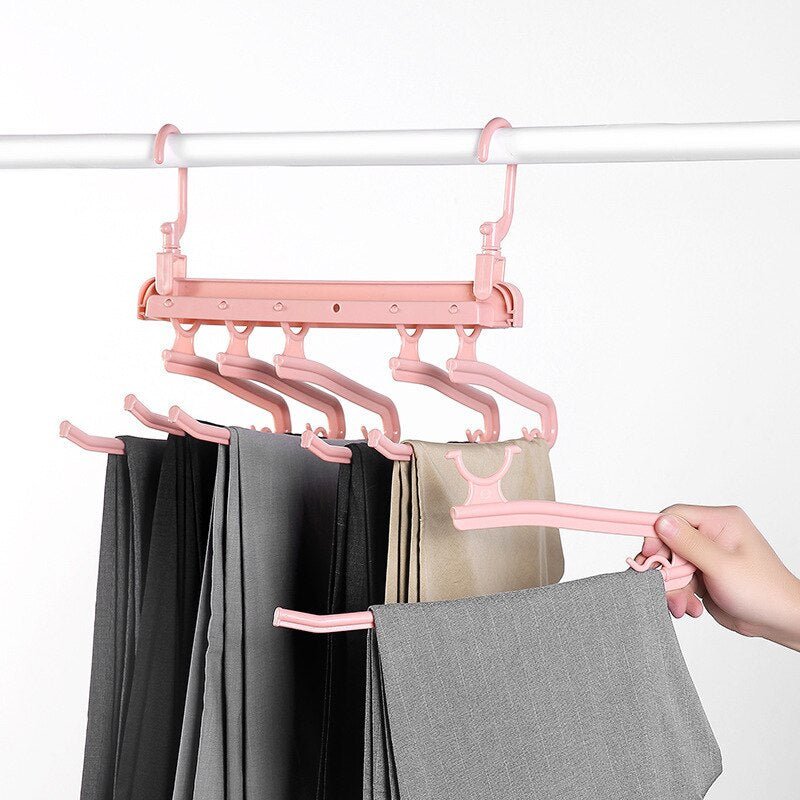 5 In 1 Pant Rack Hanger for Clothes Organizer - beunik