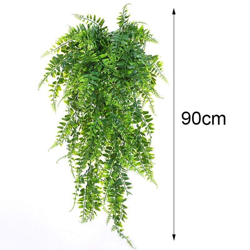 90cm Persian Fern Leaves Artificial Plastic Grass - beunik