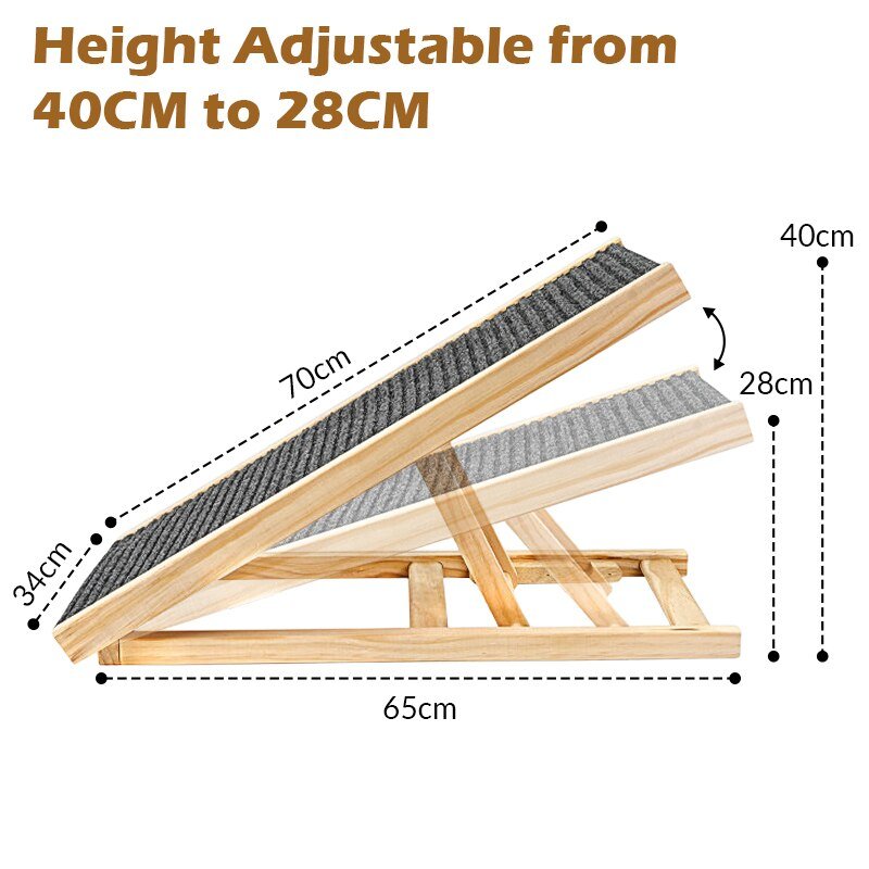 Adjustable Dog Ramp - beunik