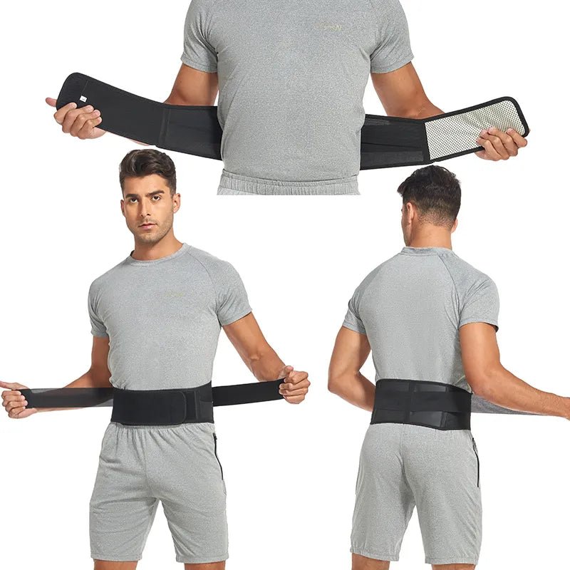 Adjustable Self-Heating Magnetic Therapy Waist Belt - beunik