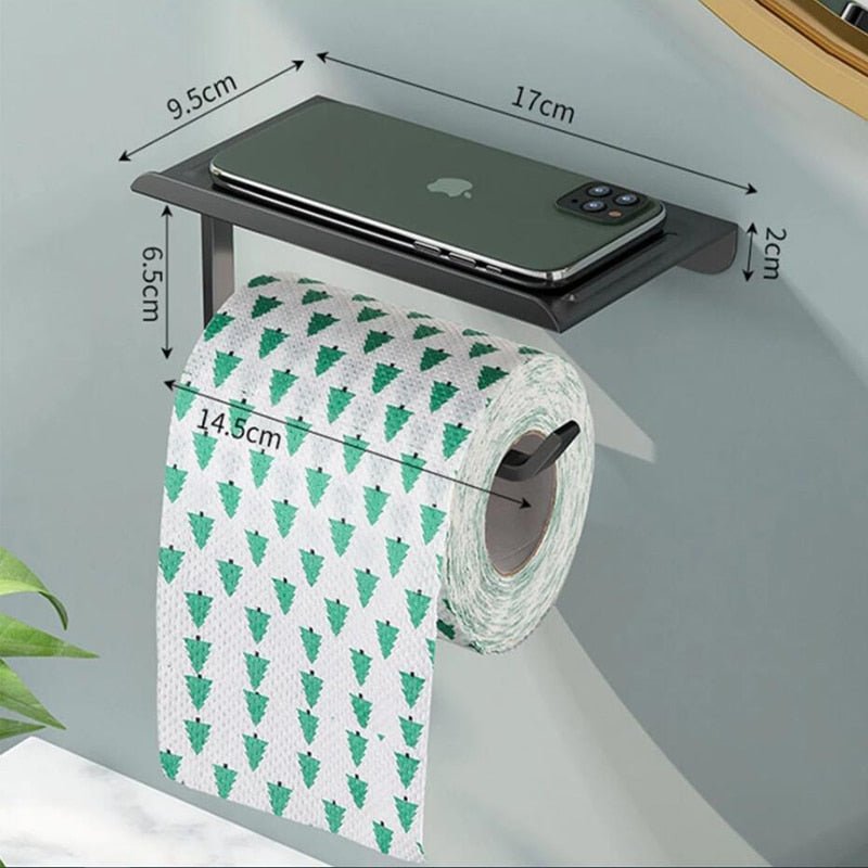 Aluminum Alloy Toilet Paper Holder - beunik