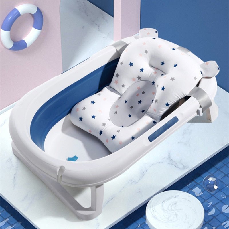 Anti-Slip Baby Bath Seat Support Foldable Mat - beunik