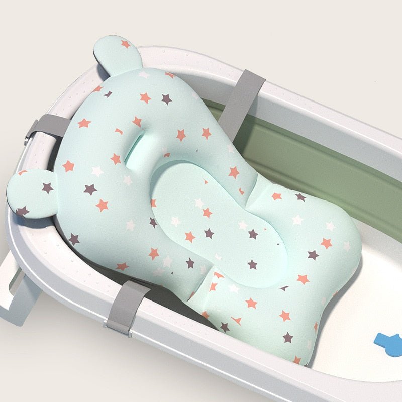 Anti-Slip Baby Bath Seat Support Foldable Mat - beunik