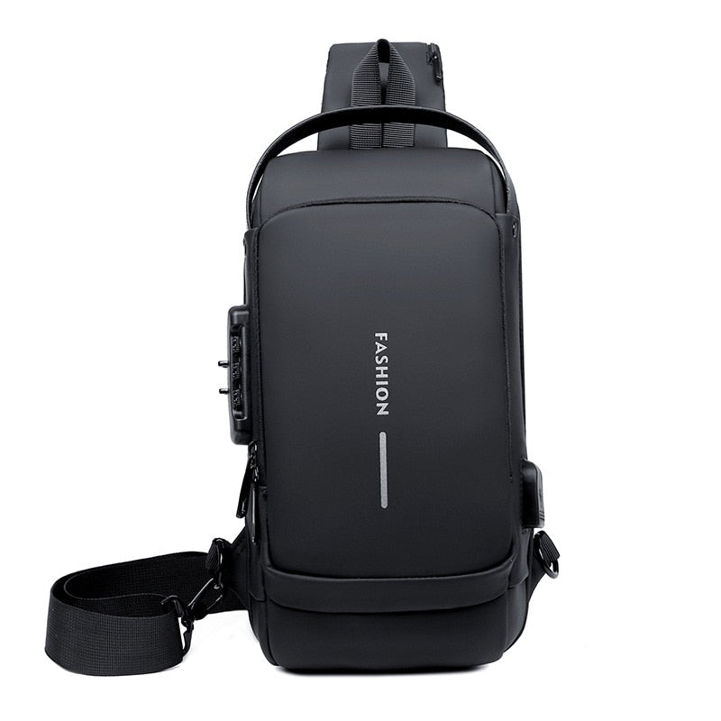 Anti-theft Waterproof Chest Bag with USB Charging - beunik