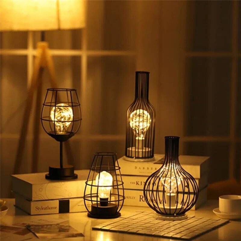 Art LED Table Lamp Reading Lamp Night Light - beunik