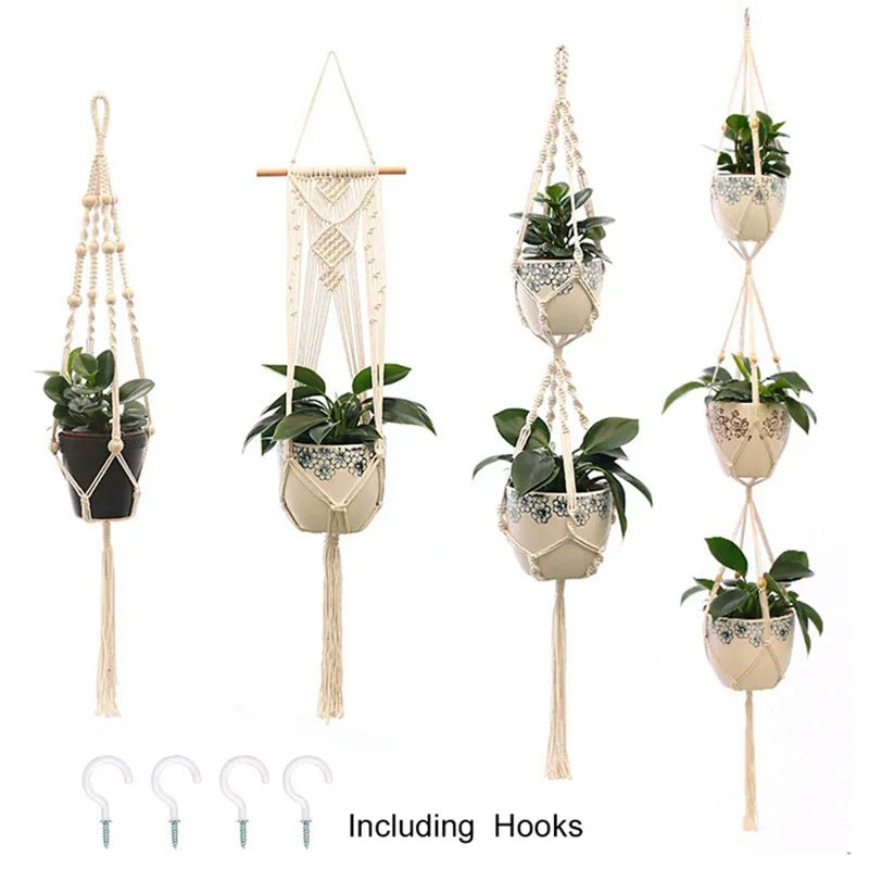 Artificial Plants Hanging Basket With Hook - beunik