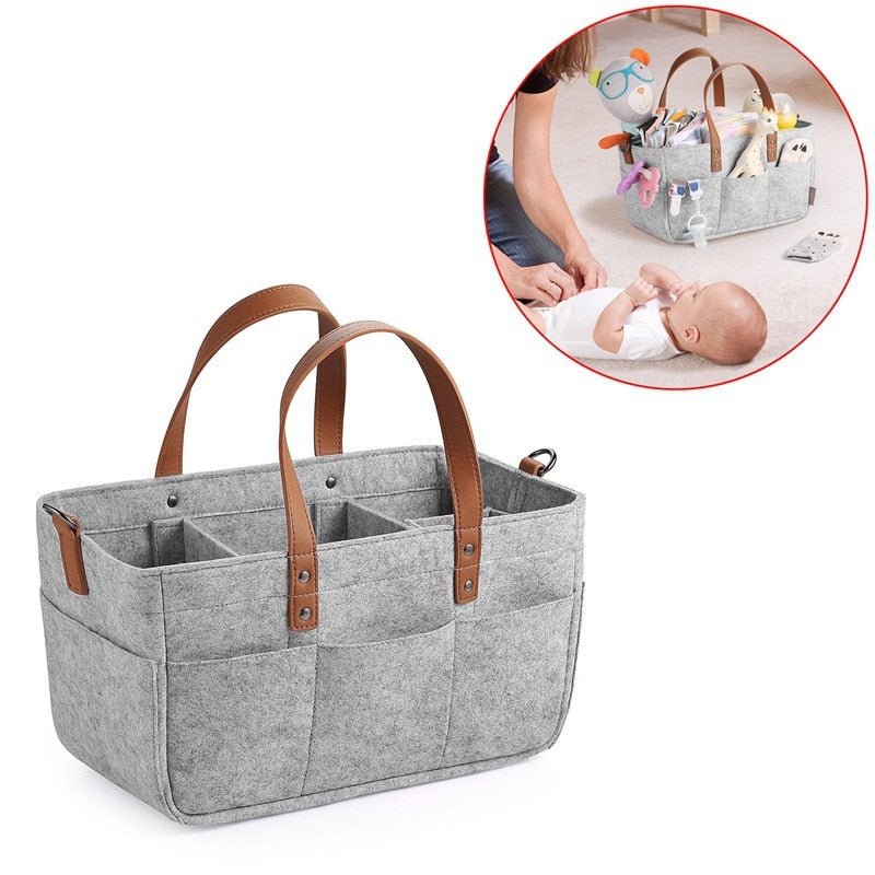 Baby Felt Storage Nursery Basket Organizer - beunik