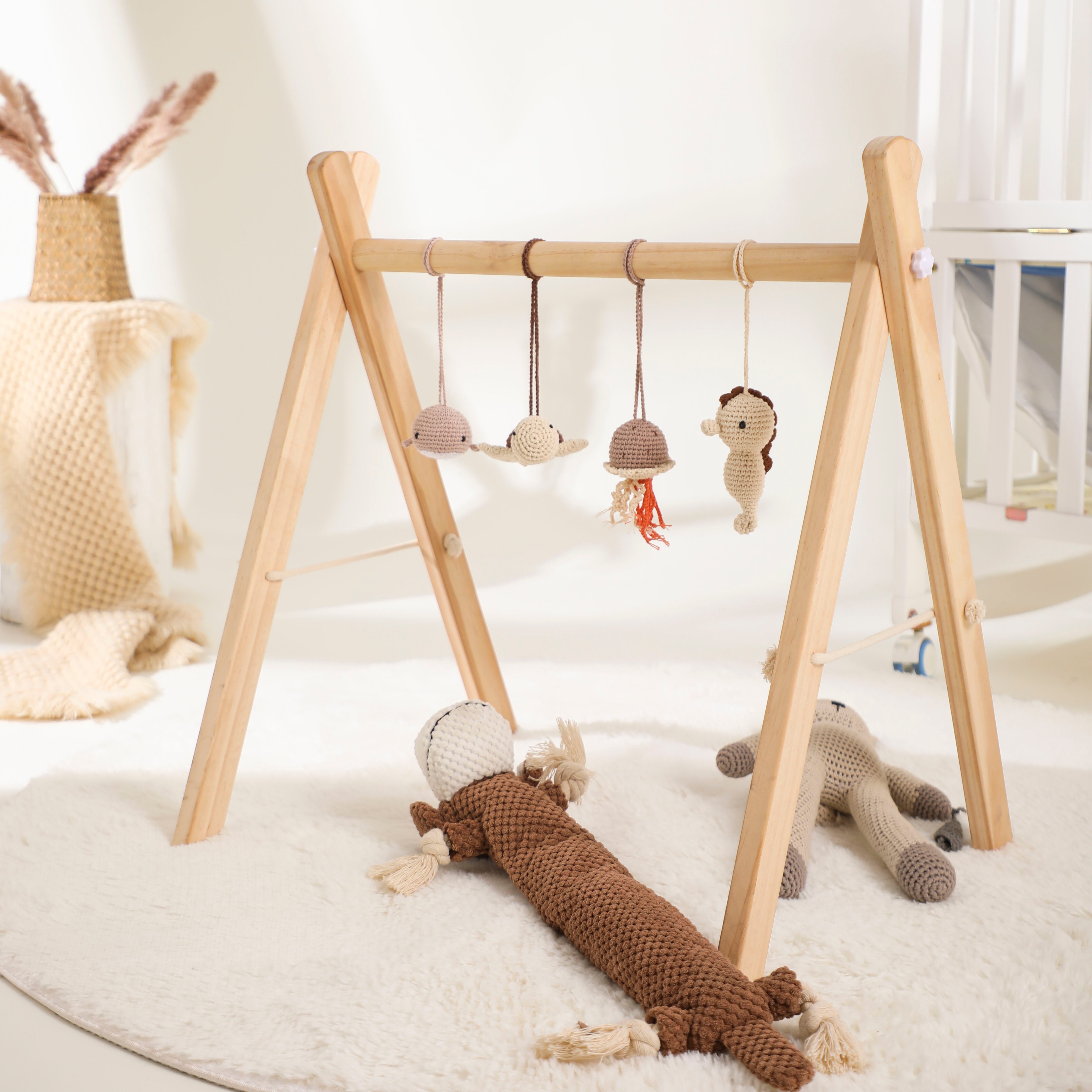 Baby Toys Wooden Play Gym - beunik