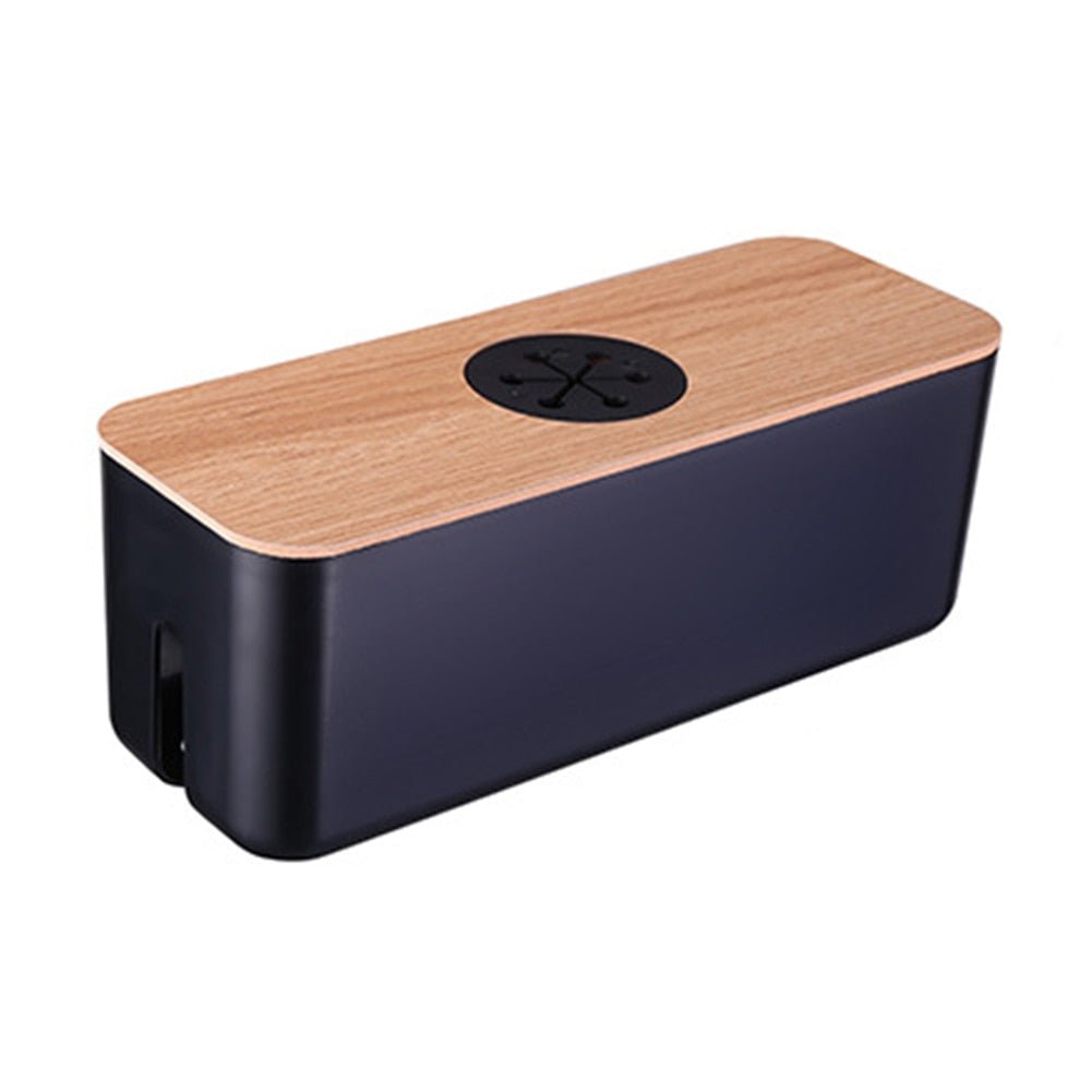 Bamboo Cable Storage Box - beunik