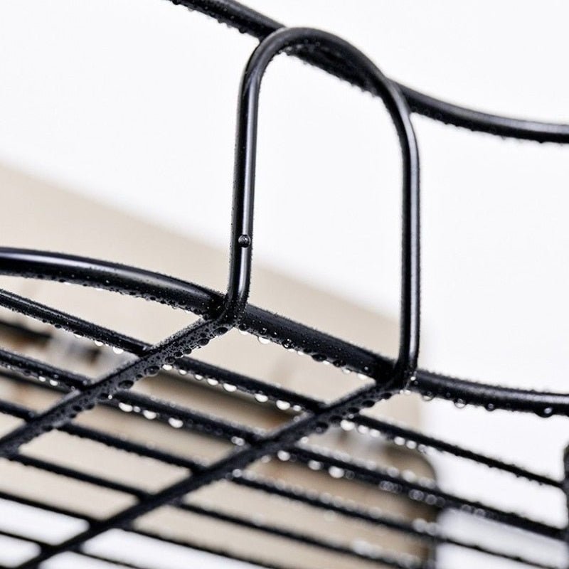 Bathroom Corner Grate Storage Shelves Wall Mounted - beunik
