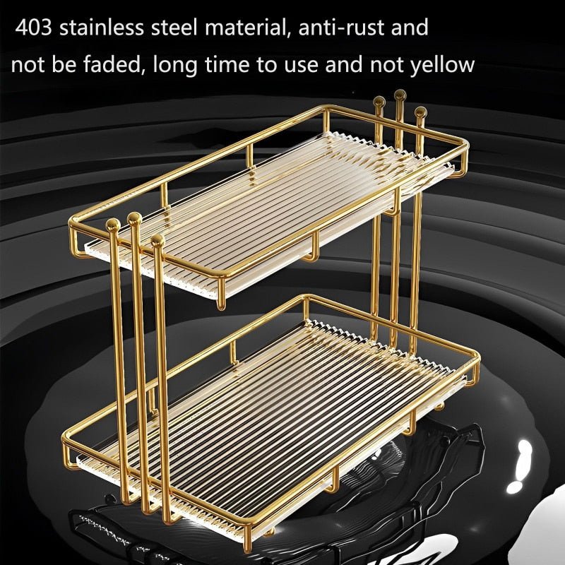 Bathroom Organizer Rack Acrylic Storage - beunik