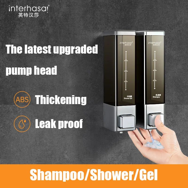 Bathroom Shower Shampoo Soap Wall Dispenser - beunik