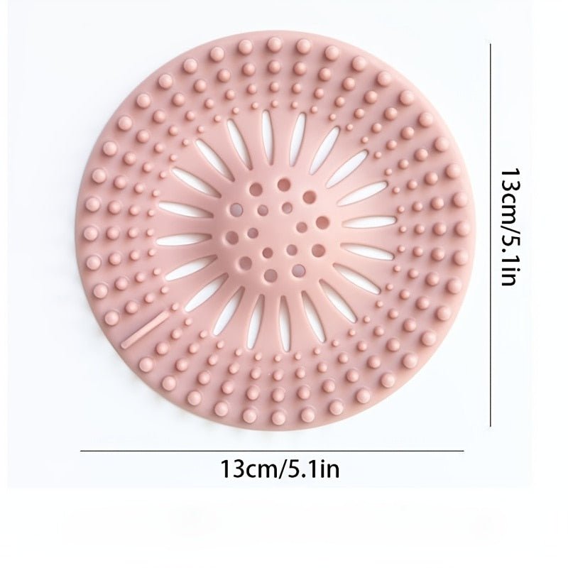 Bathroom Silicone Drain Cover Hair Strainer - beunik