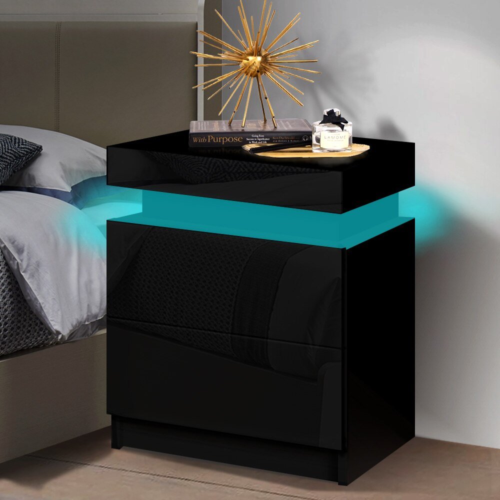 Bedside Table LED Nightstand - beunik