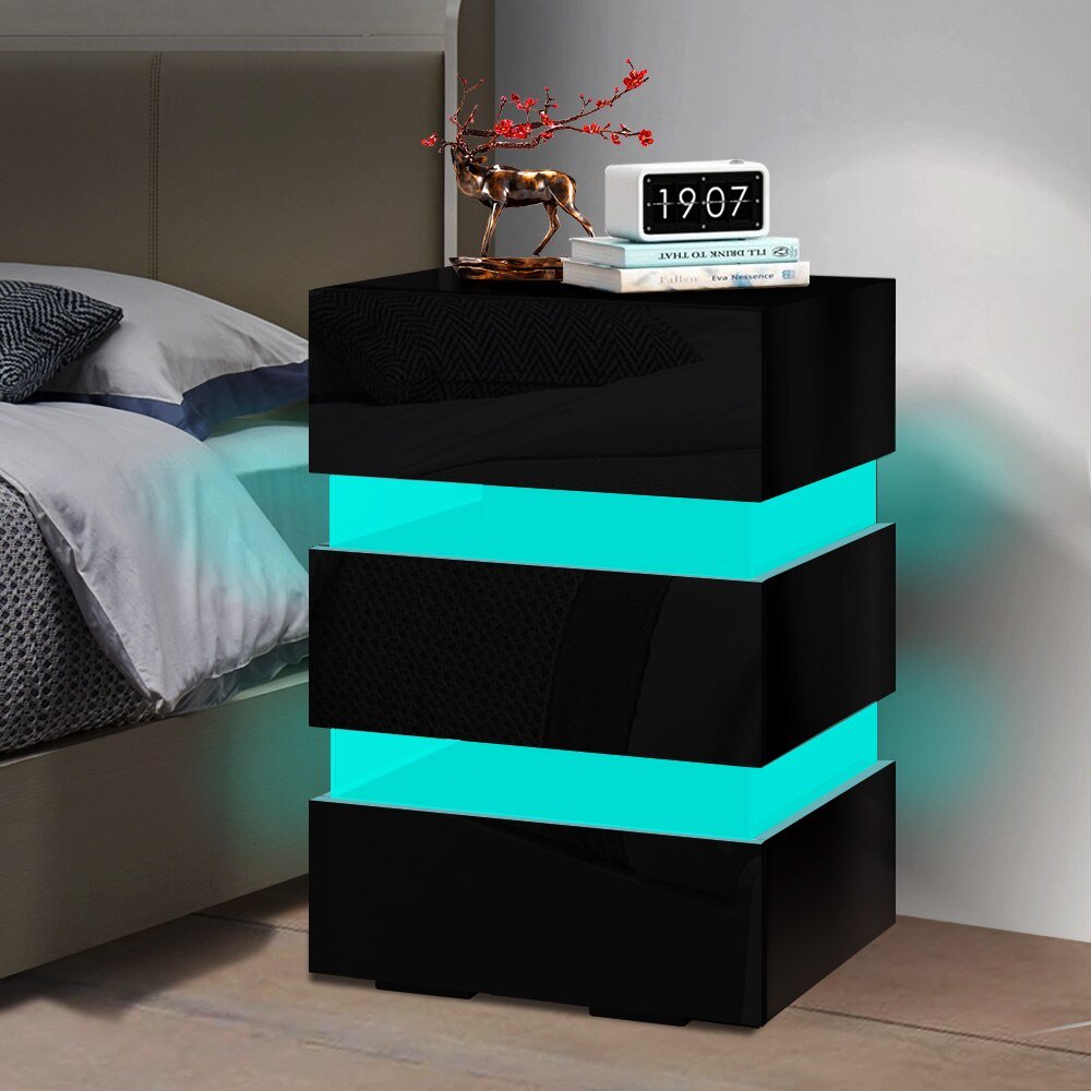 Bedside Table LED Nightstand - beunik