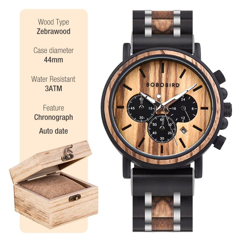 BOBO BIRD Wooden Watch - beunik