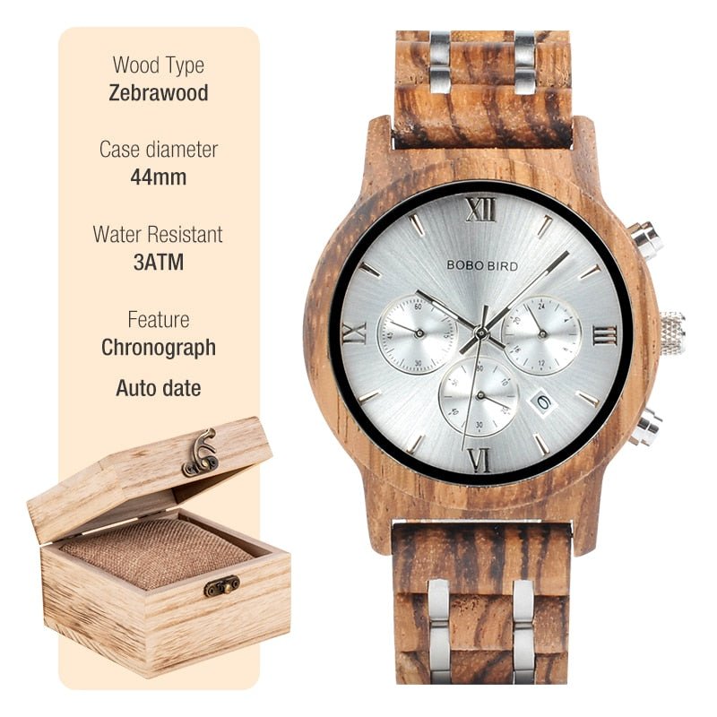 BOBO BIRD Wooden Watch - beunik