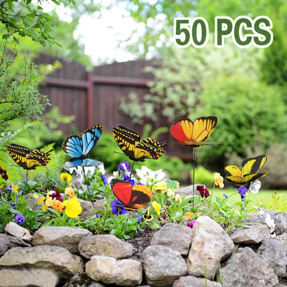 Butterfly Flower Pot Pile - beunik