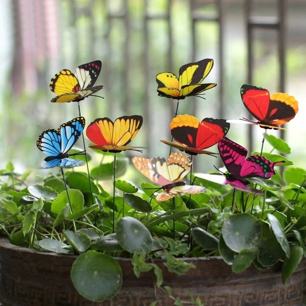 Butterfly Flower Pot Pile - beunik