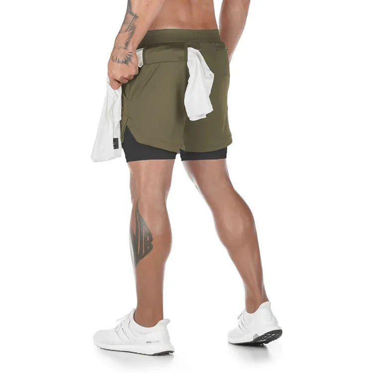 Camo Running Men Shorts Gym - beunik