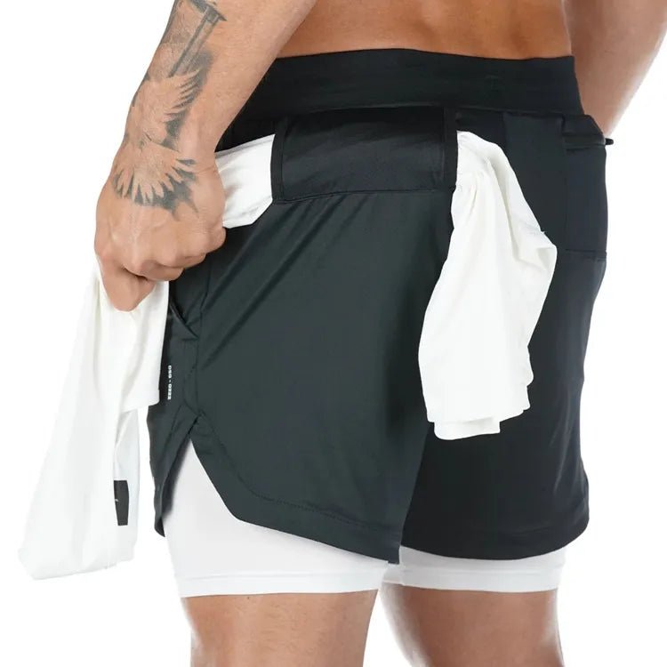 Camo Running Men Shorts Gym - beunik