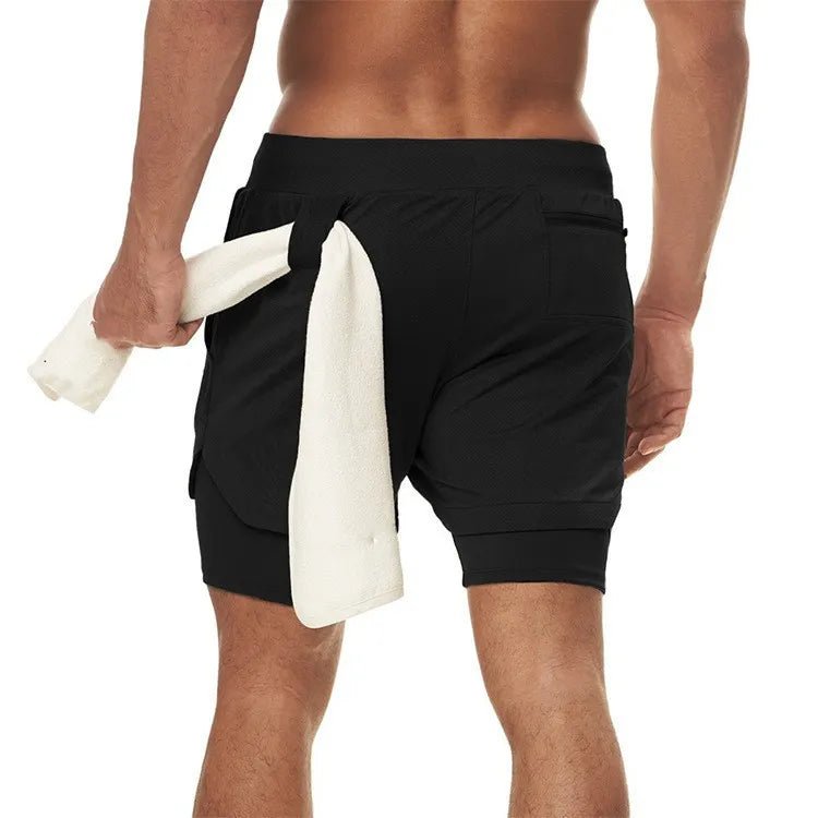 Camo Running Men Shorts Gym - beunik