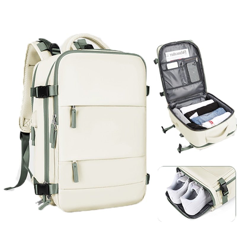 Carry On Travel Backpack (Laptop and Shoe Fitment) - beunik