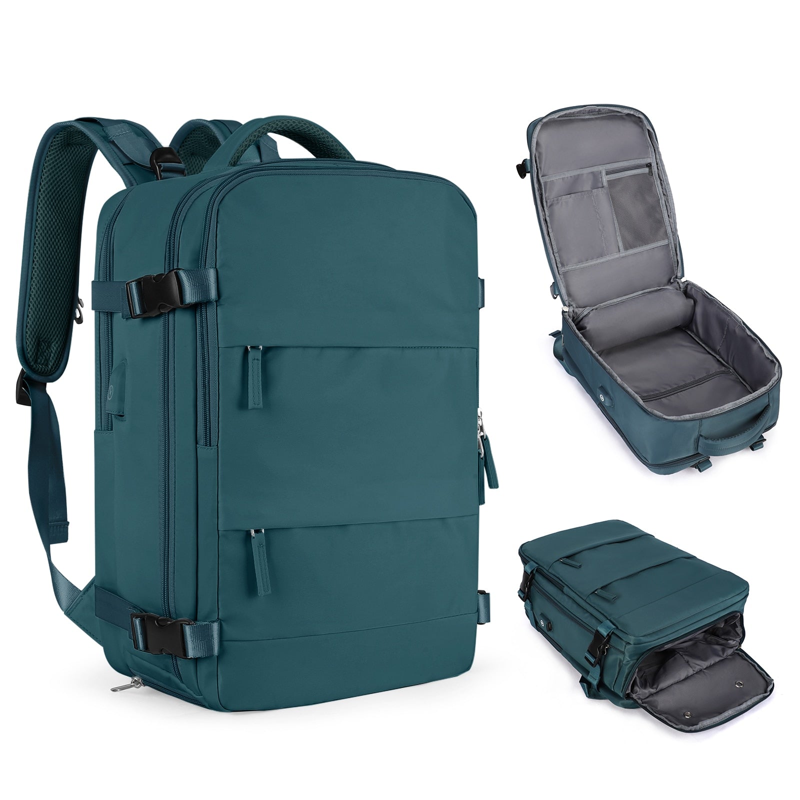 Carry On Travel Backpack (Laptop and Shoe Fitment) - beunik