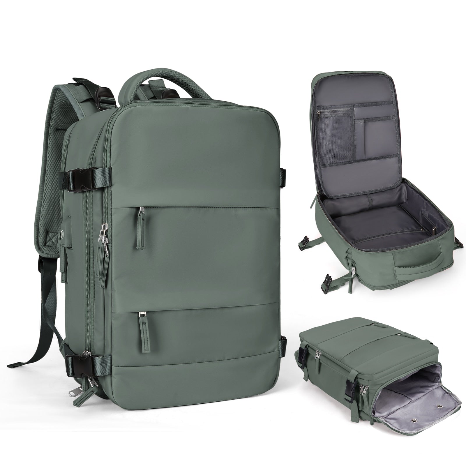 Carry On Travel Backpack (Laptop and Shoe Fitment) - beunik