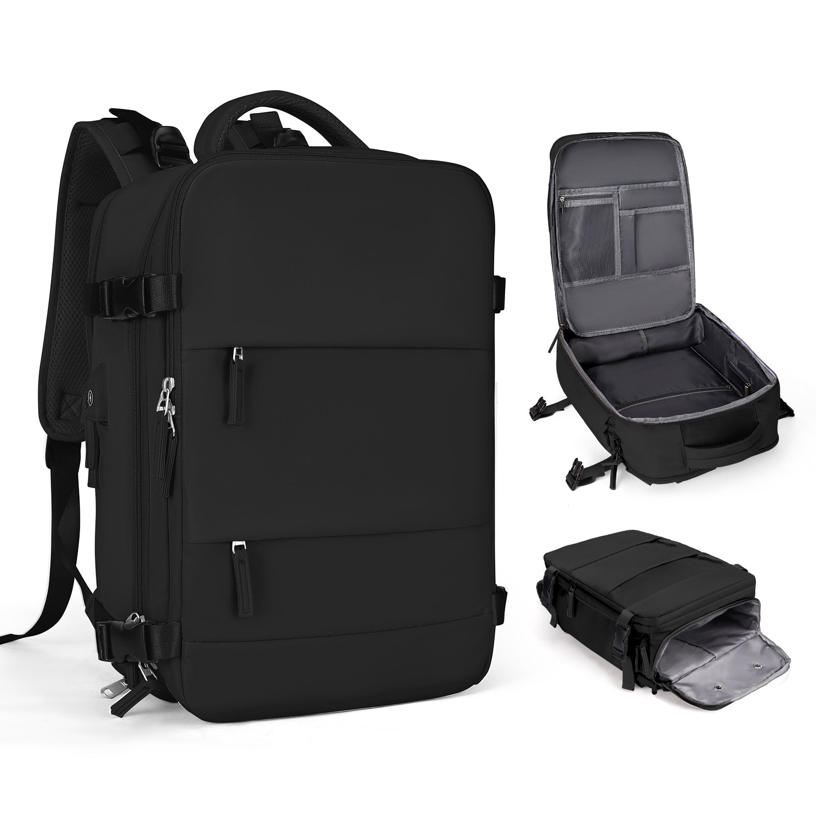 Carry On Travel Backpack (Laptop and Shoe Fitment) - beunik